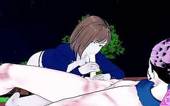 Hot Slut Gets Double Penetrated by Two Big