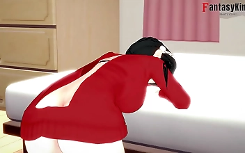 床戏 动漫美女 Cute Petite Babe Moans Loudly As He Fills