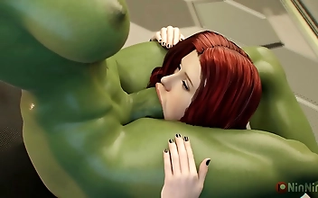 二区 Adorable Teen's Deep Throat Adventure with a Giant